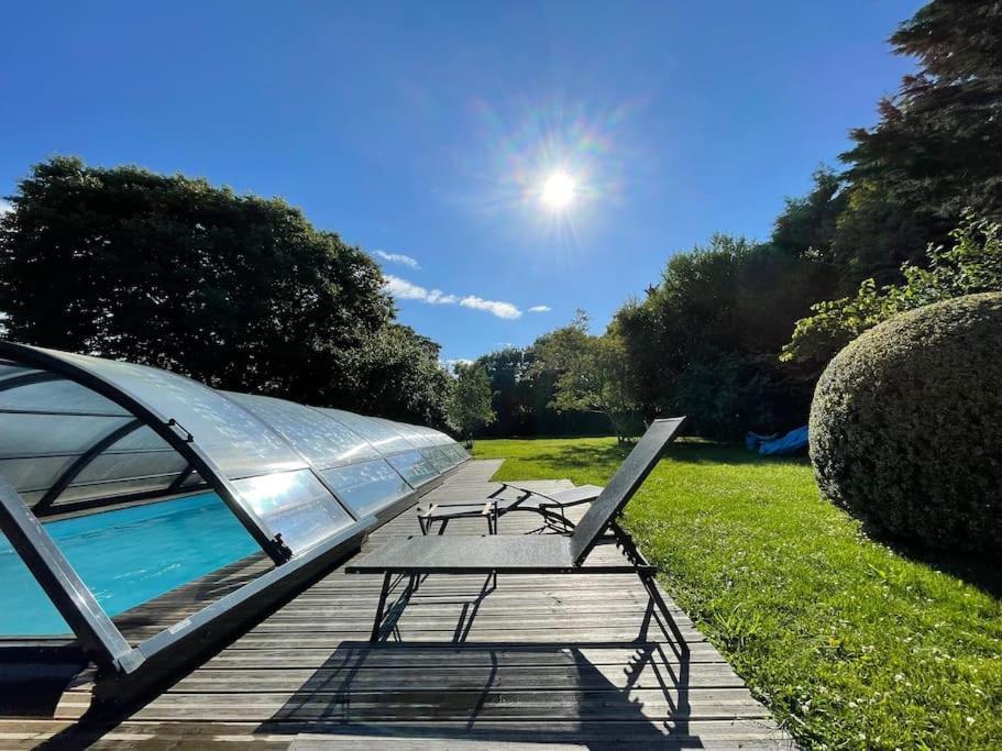 Le Gite Marie-Galante : Belle Maison D'Hotes Avec Acces Piscine En Ete Lanmeur Eksteriør billede