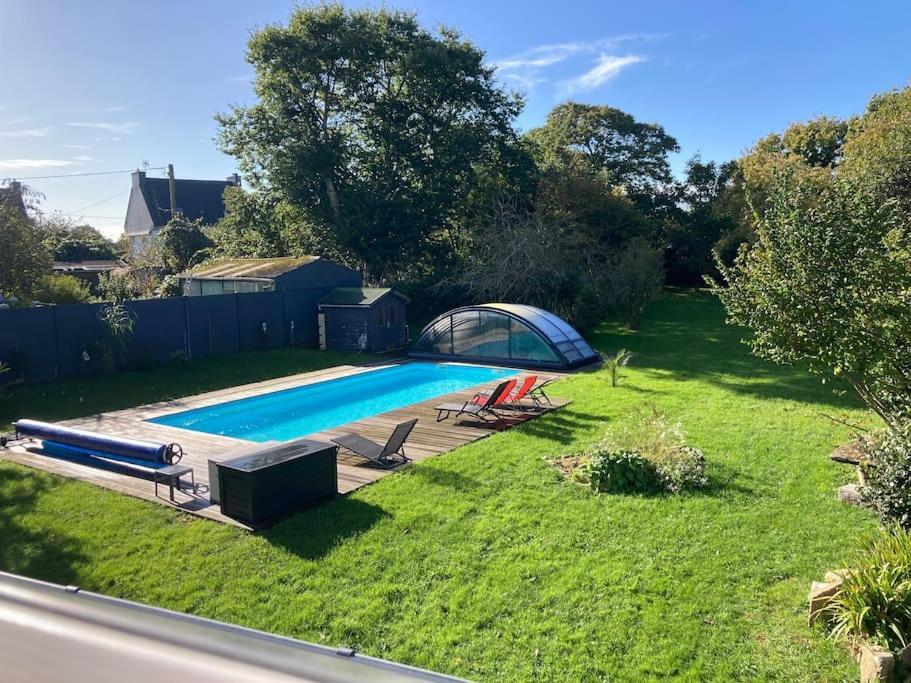 Le Gite Marie-Galante : Belle Maison D'Hotes Avec Acces Piscine En Ete Lanmeur Eksteriør billede